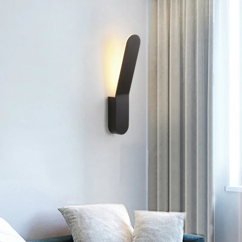 Euroselle Outdoor Wall Light Aluminum LED IP65 Black Facade Lighting