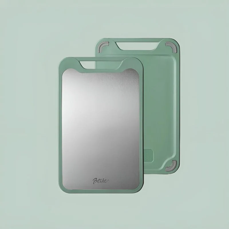 Euroselle Stainless Steel Chopping Board With Garlic Grinder