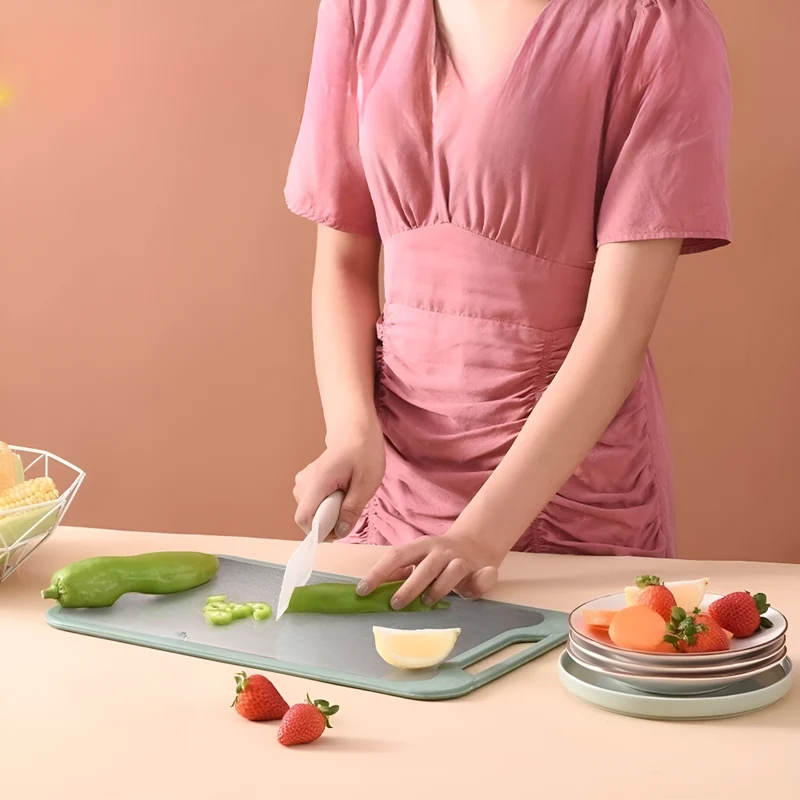 Euroselle Stainless Steel Chopping Board With Garlic Grinder