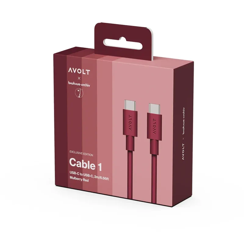 Avolt Cable 1 USB-C Ladekabel 2 m Silikon - AVOLT
