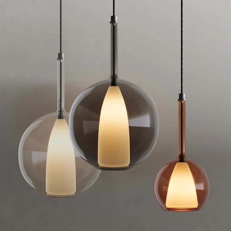 s.luce Belluna Cluster Glas-Hängeleuchte 3-flammig