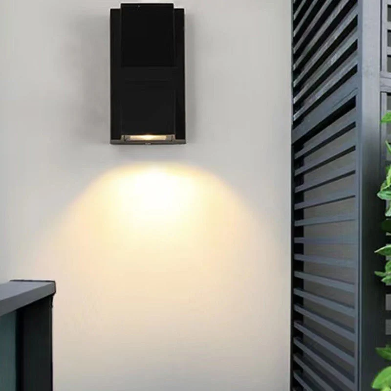Euroselle Waterproof Aluminum LED Outdoor Wall Lamp for Garden and Patio IP65 Exterior Wall Light