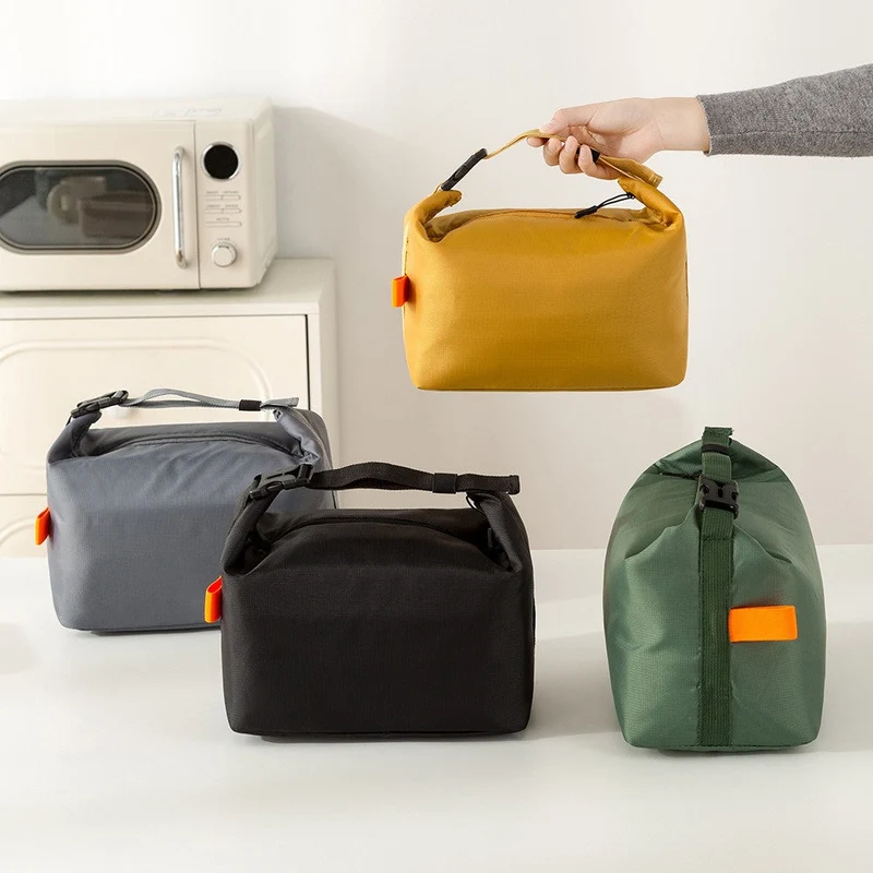 Euroselle Foldable Insulated Lunch Bag For Easy Carry Daily Use