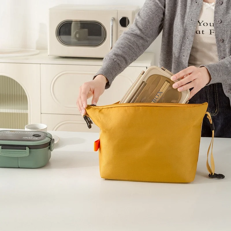 Euroselle Foldable Insulated Lunch Bag For Easy Carry Daily Use