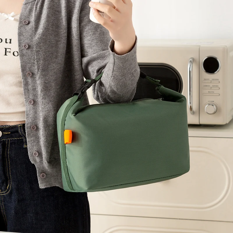 Euroselle Foldable Insulated Lunch Bag For Easy Carry Daily Use
