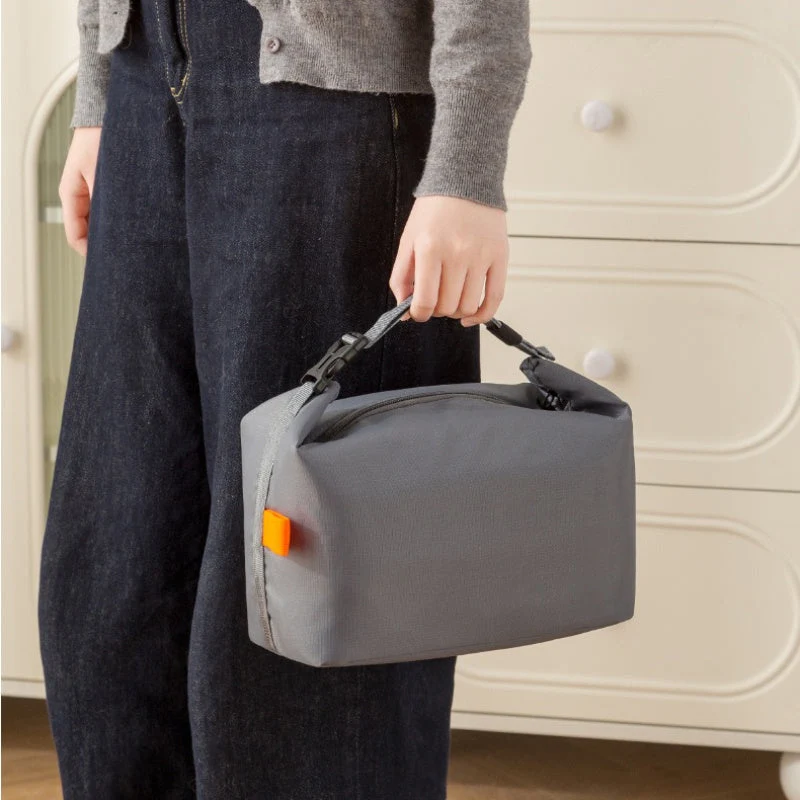Euroselle Foldable Insulated Lunch Bag For Easy Carry Daily Use