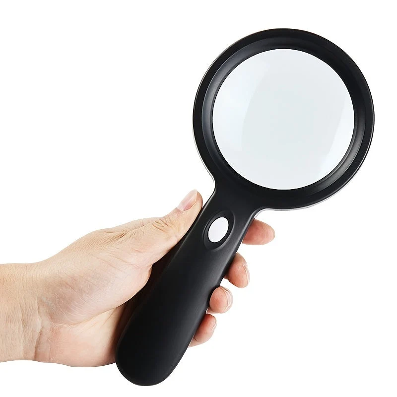 Euroselle 10X Handheld Magnifying Glass With 12 Adjustable LED Lights