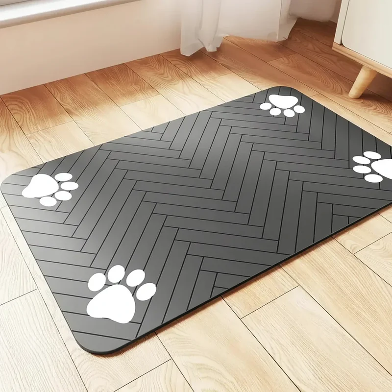 Euroselle Absorbent Waterproof Feeding Mat With Non-Slip Backing