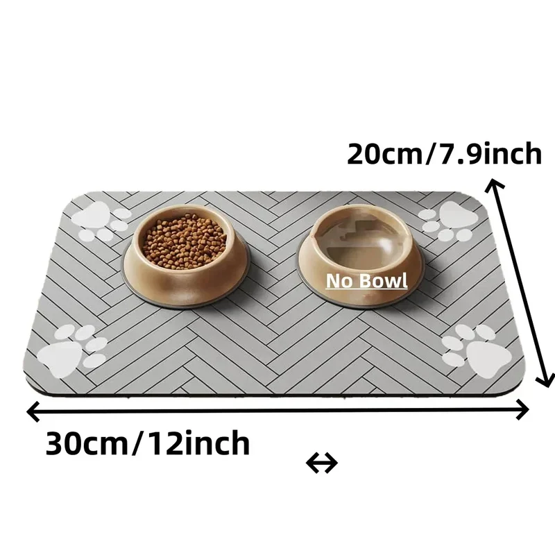 Euroselle Absorbent Waterproof Feeding Mat With Non-Slip Backing