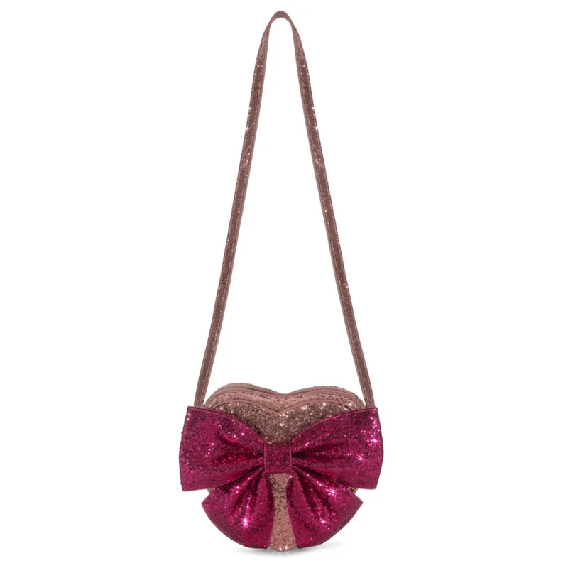 Tut Bow Schultertasche in Sangria