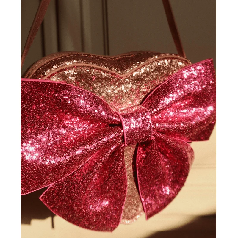 Tut Bow Schultertasche in Sangria