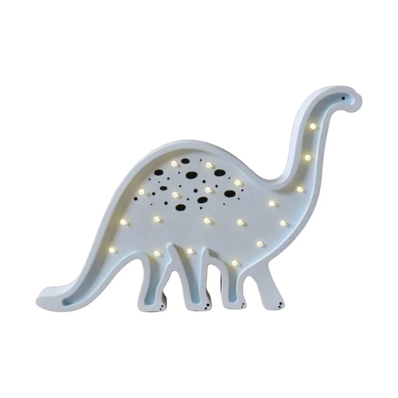 LED Nachtlicht Dino aus Holz, dimmbar