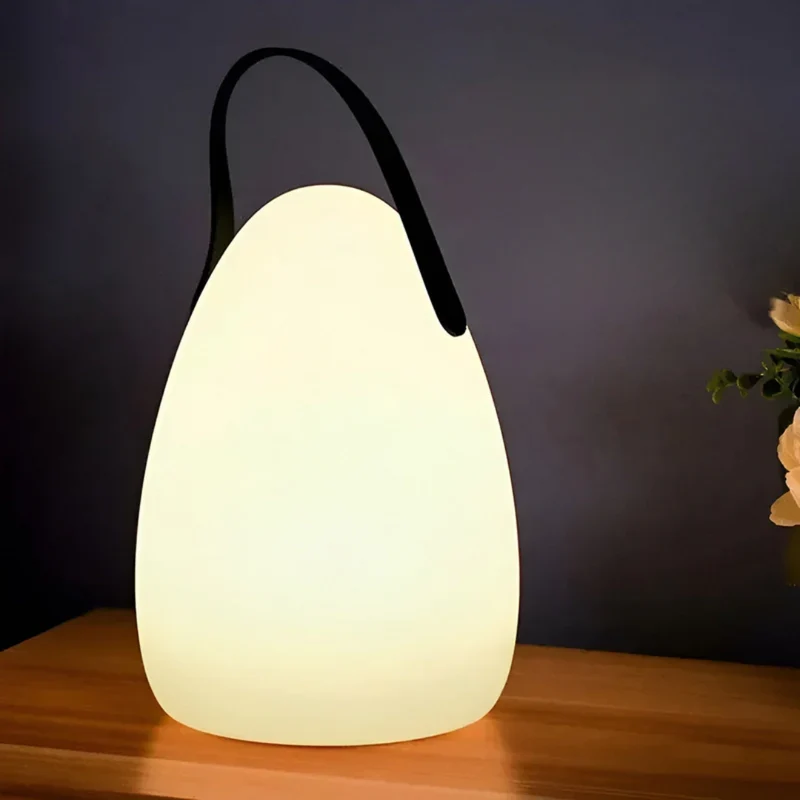 Euroselle Waterproof Wireless LED Table Lamp With Remote Rechargeable Outdoor Light