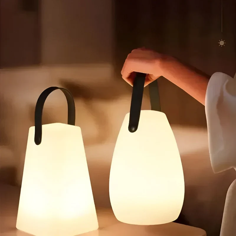 Euroselle Waterproof Wireless LED Table Lamp With Remote Rechargeable Outdoor Light
