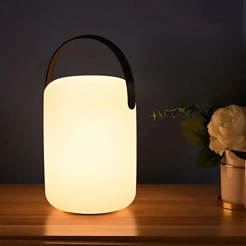 Euroselle Waterproof Wireless LED Table Lamp With Remote Rechargeable Outdoor Light