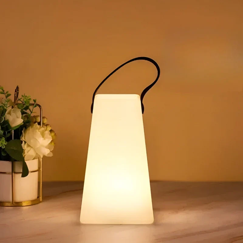 Euroselle Waterproof Wireless LED Table Lamp With Remote Rechargeable Outdoor Light
