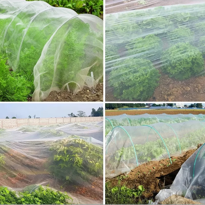 Euroselle HDPE Insect Net for Breathable Plant Protection and Pest Control