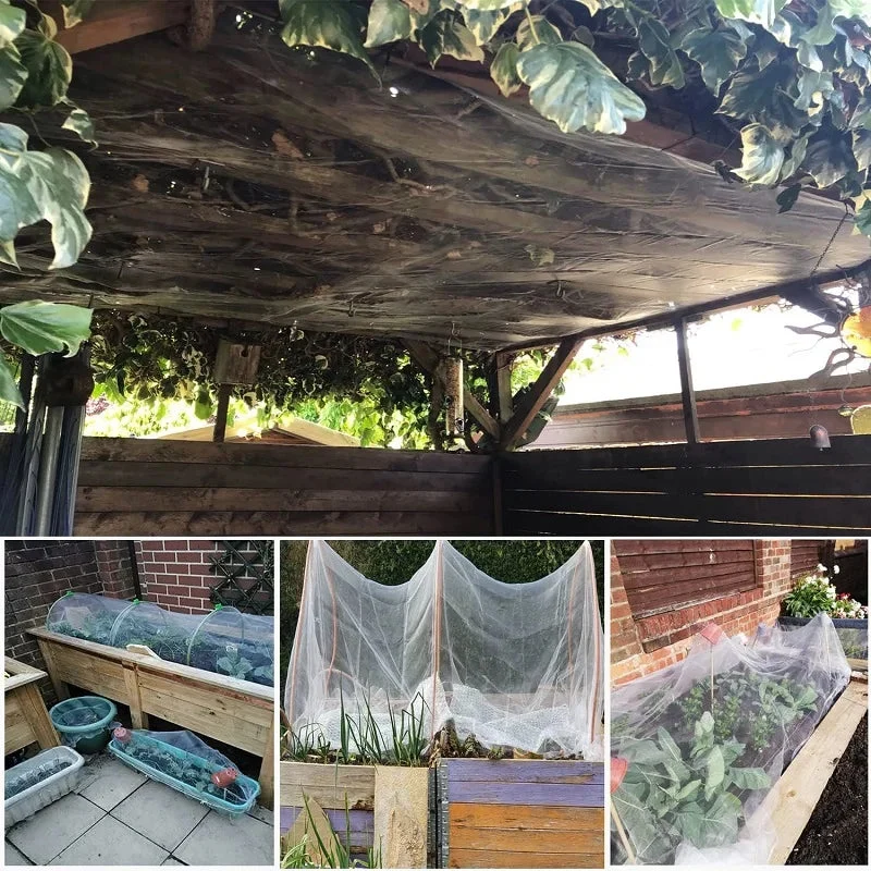 Euroselle HDPE Insect Net for Breathable Plant Protection and Pest Control