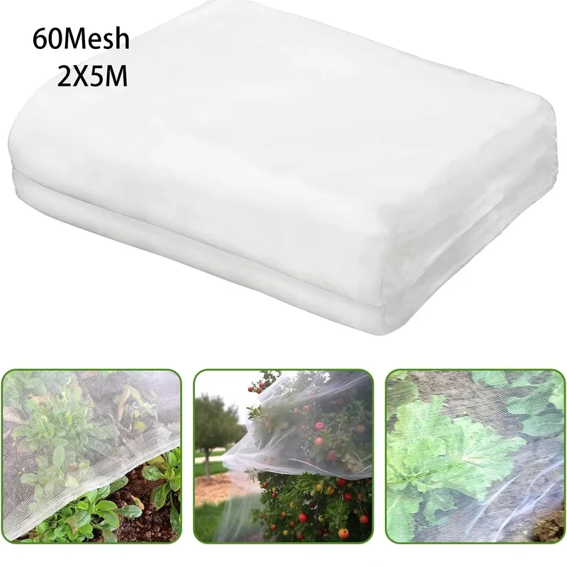 Euroselle HDPE Insect Net for Breathable Plant Protection and Pest Control