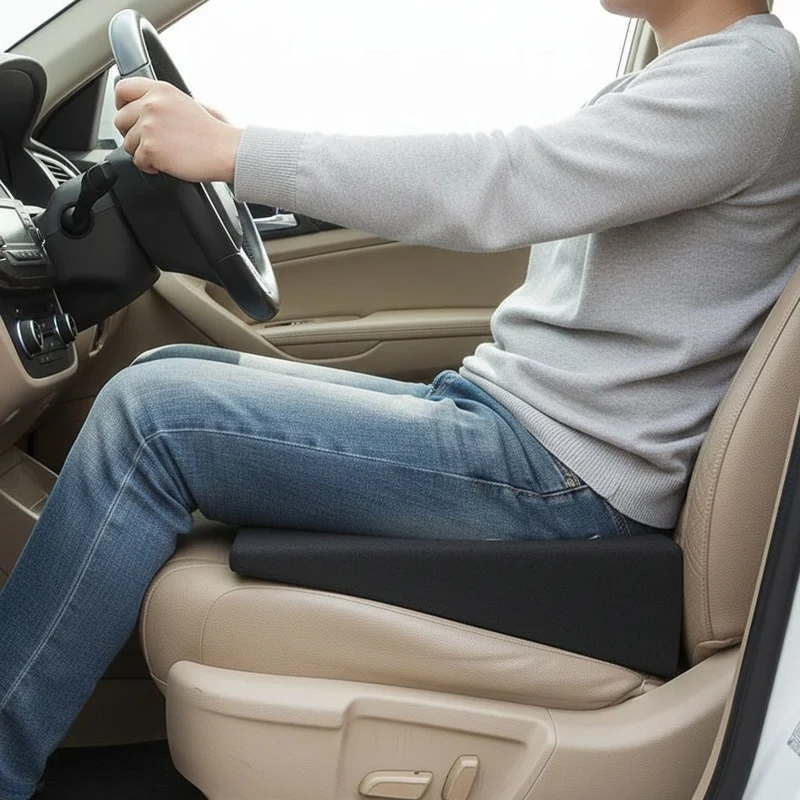 Euroselle Memory Foam Car Seat Cushion for Ergonomic Comfort