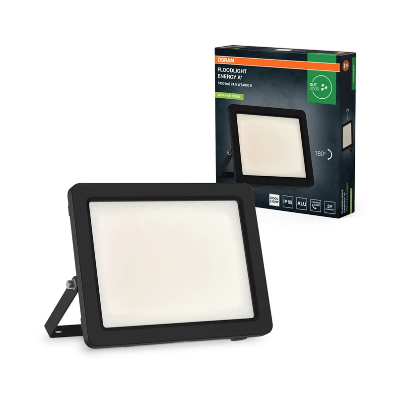 OSRAM FLOODLIGHTS ENERGY EFFICIENCY LED Strahler, 24.5 W, 4000K Dunkelgrau