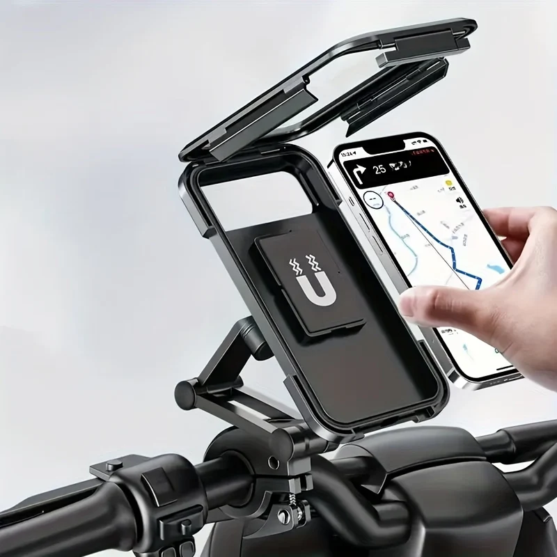 Euroselle Telescopic Magnetic Bike And E-Bike Phone Holder ABS Design