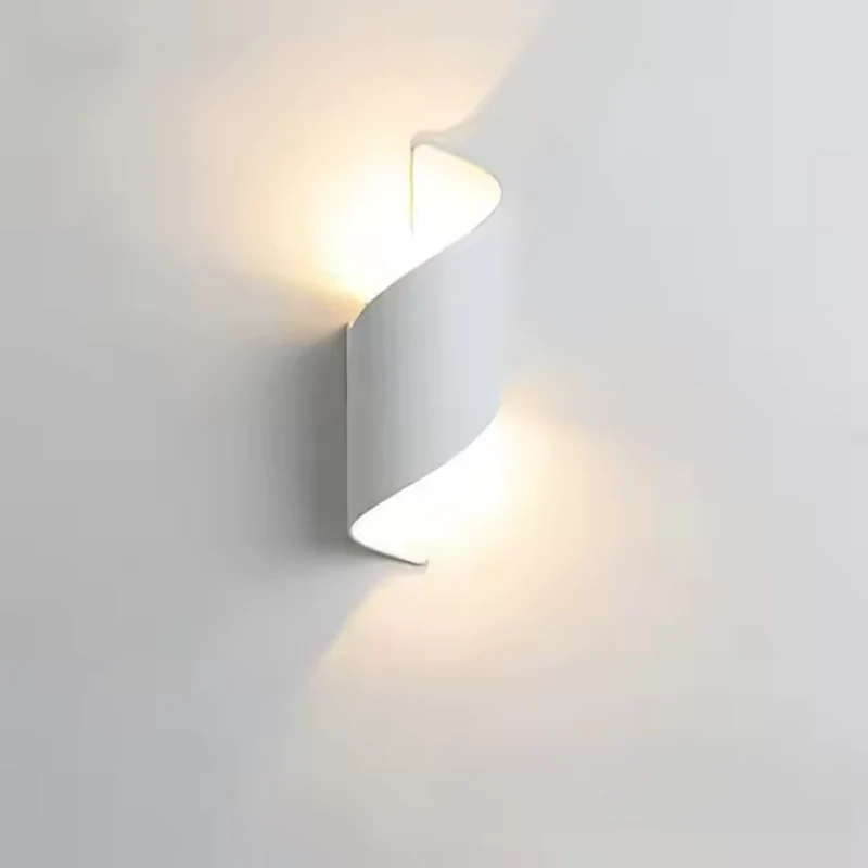 Euroselle Spiral LED Wall Sconce Energy Efficient Modern Lighting For Any Space