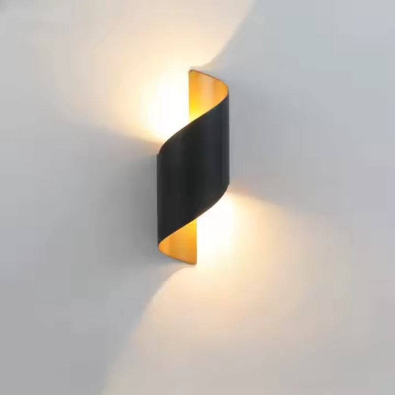 Euroselle Spiral LED Wall Sconce Energy Efficient Modern Lighting For Any Space
