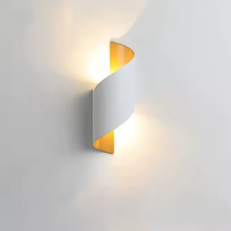 Euroselle Spiral LED Wall Sconce Energy Efficient Modern Lighting For Any Space