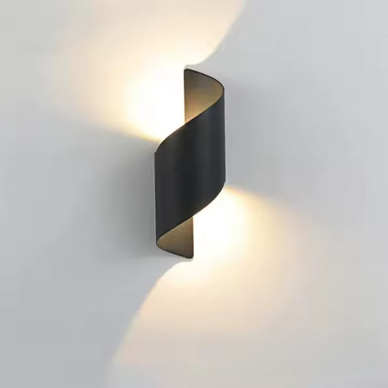 Euroselle Spiral LED Wall Sconce Energy Efficient Modern Lighting For Any Space