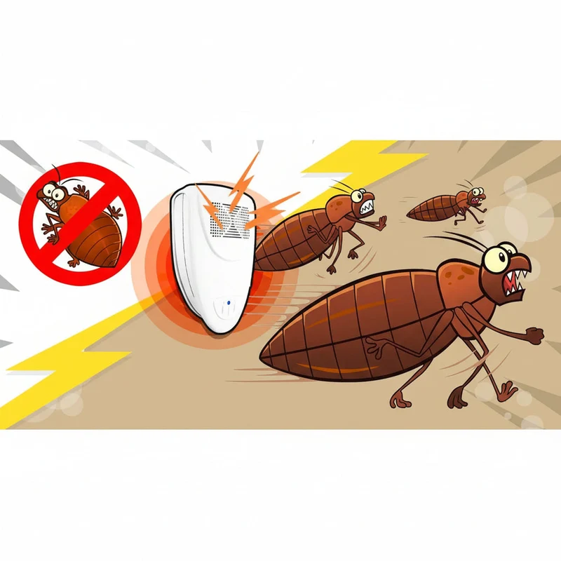 Euroselle Ultrasonic Bed Bug Repeller For Safe Home Protection