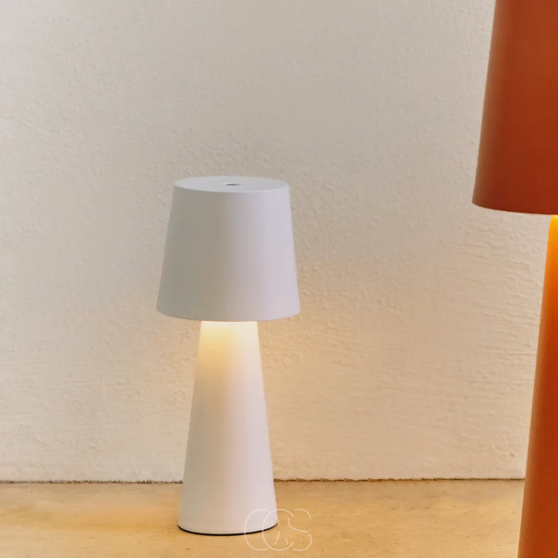 Euroselle Portable Table Lamp, 100% Metal, Dimmable LED, IP54 Rating