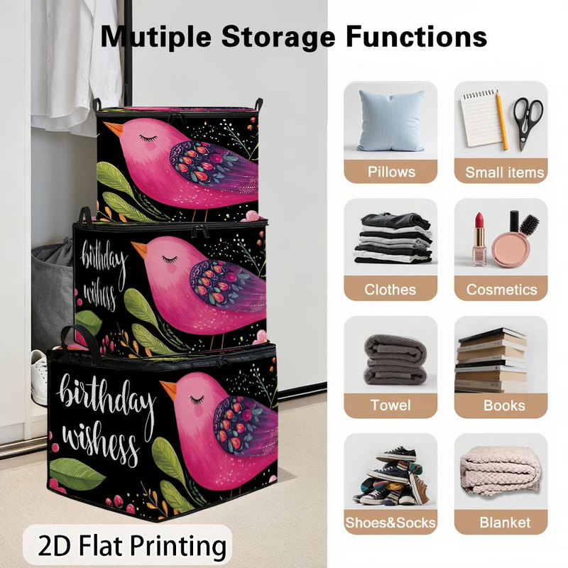 Euroselle Foldable Storage With Secure Lid Protection