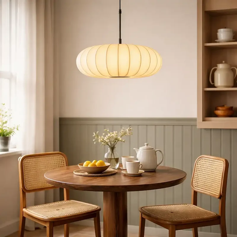 Nova Silk Pendant Light For Dining Rooms And Home Kitchens By Euroselle