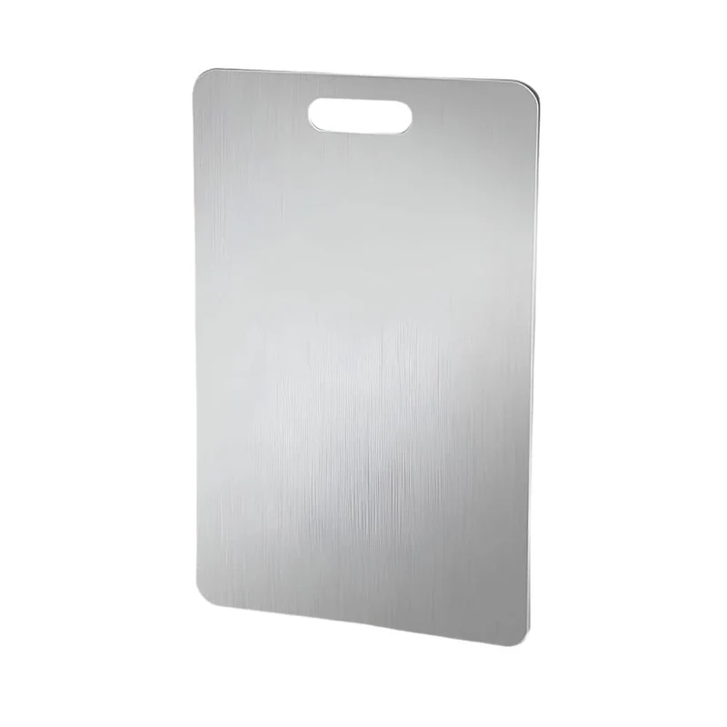 Euroselle Heavy Duty Stainless Steel Chopping Board For Kitchen Hygiene