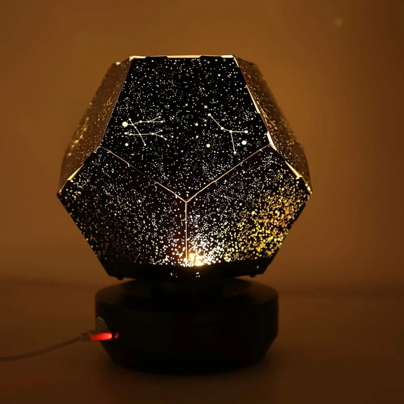 Euroselle Starry Sky Projector LED Night Light With Bluetooth Music Control For Bedroom Decor