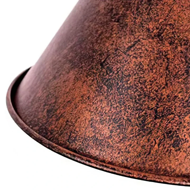 Euroselle Copper Rustic Pendant Light for Farmhouse Style With Vintage Charm