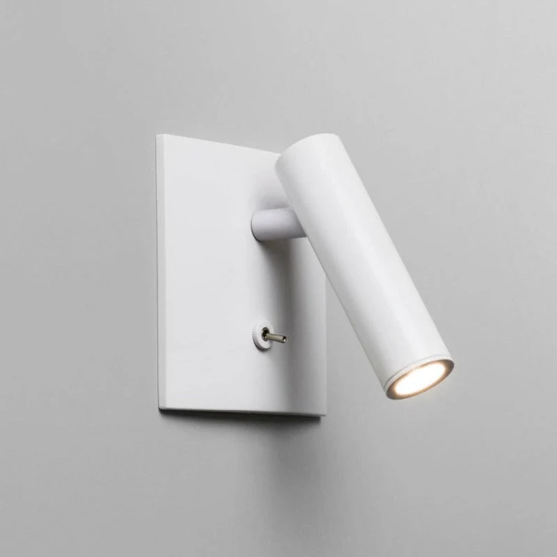 Euroselle Adjustable LED Wall Lamp With Knob Switch, Modern Minimalist Wall Sconce Decor