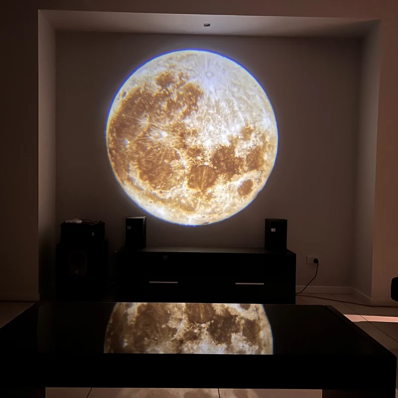 Euroselle Projection Lamp With Flexible Neck And USB Powered, Dual Projection Films