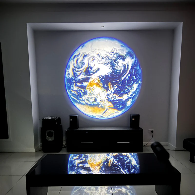 Euroselle Projection Lamp With Flexible Neck And USB Powered, Dual Projection Films