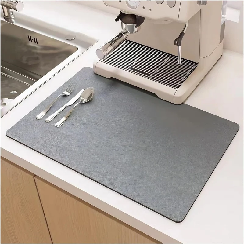 Euroselle Quick Dry Dish Mat For Fast Absorption And Countertop Protection
