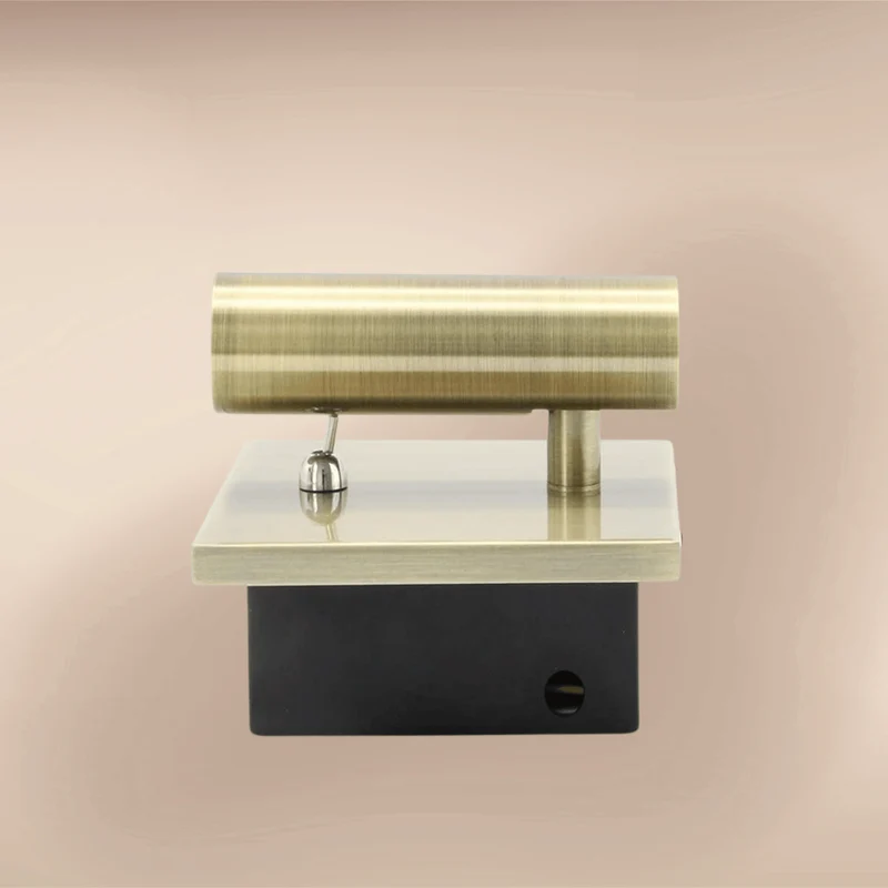 Euroselle Adjustable LED Wall Light With Switch Modern Minimalist Bathroom And Home Lighting