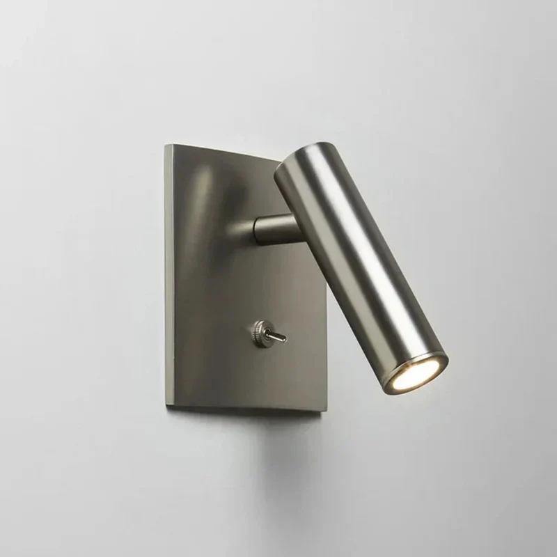 Euroselle Adjustable LED Wall Light With Switch Modern Minimalist Bathroom And Home Lighting