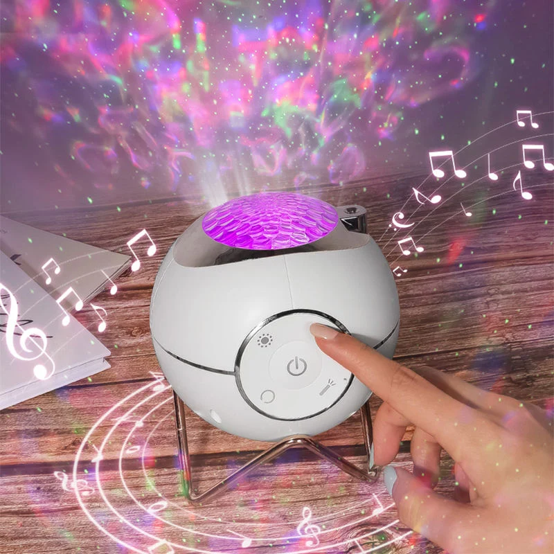 Euroselle Galaxy Star Projector Light With LED And Bluetooth Speaker USB And Battery Powered