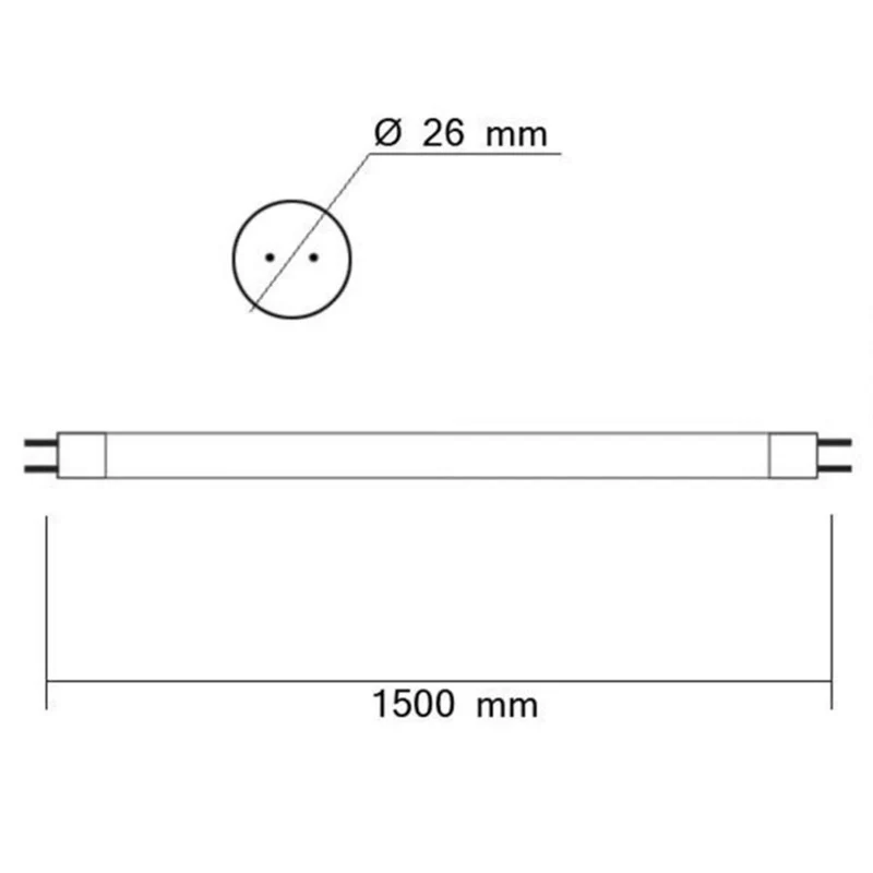 T8 LED Röhre Nano+ 150 in Warmweiß 3100lm