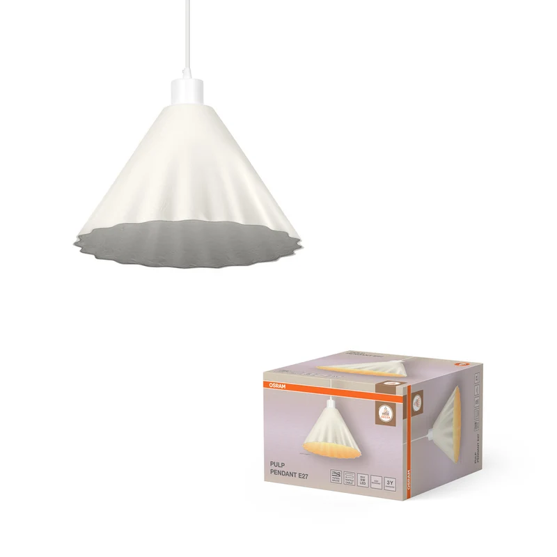 OSRAM DECOR Pendelleuchte Decor Pulp weiß, E27, 310 mm