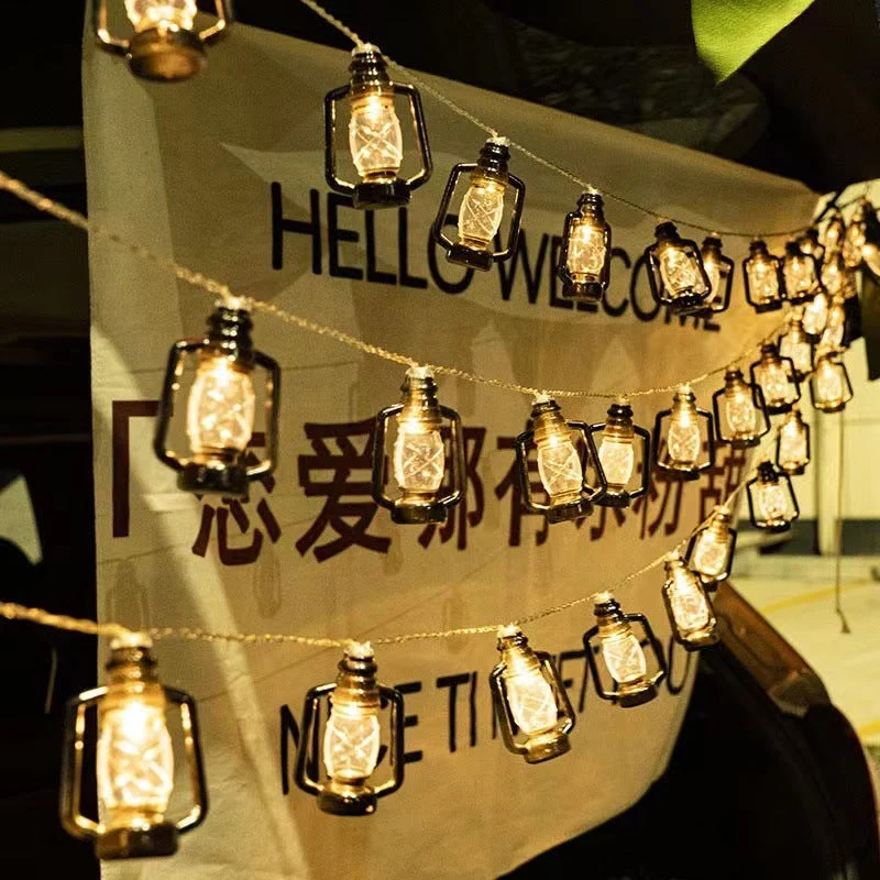 Euroselle LED String Light Retro Style IP44 Indoor Outdoor