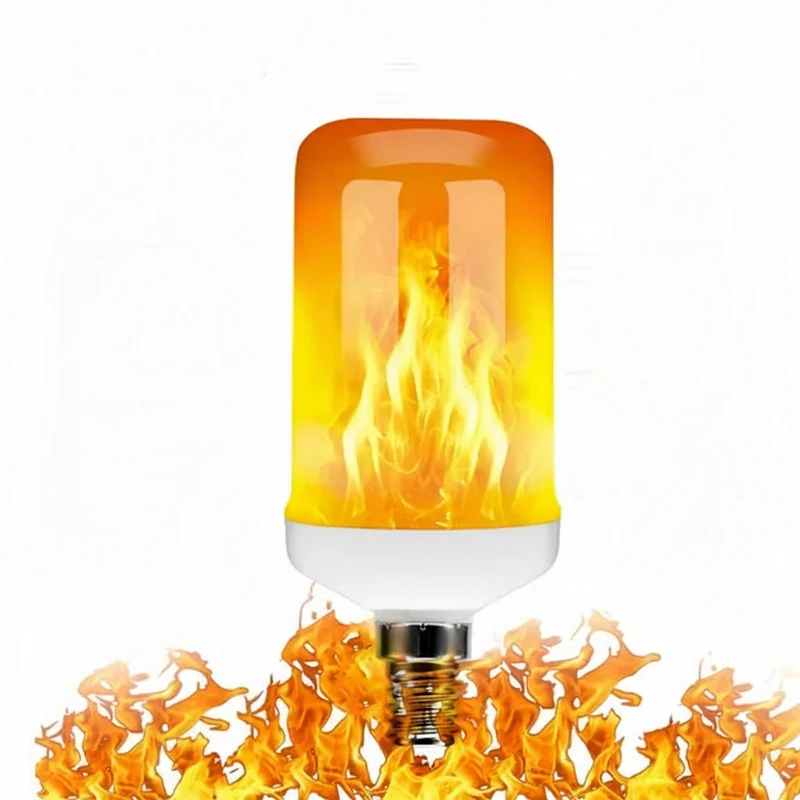 Euroselle LED Firelight Bulb for Cozy Home Ambience and Decor Lighting