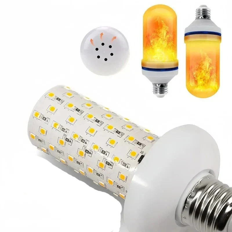 Euroselle LED Firelight Bulb for Cozy Home Ambience and Decor Lighting
