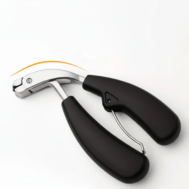 G31 Ergonomic Nail Clippers With Long Handle, Stainless Steel - Euroselle